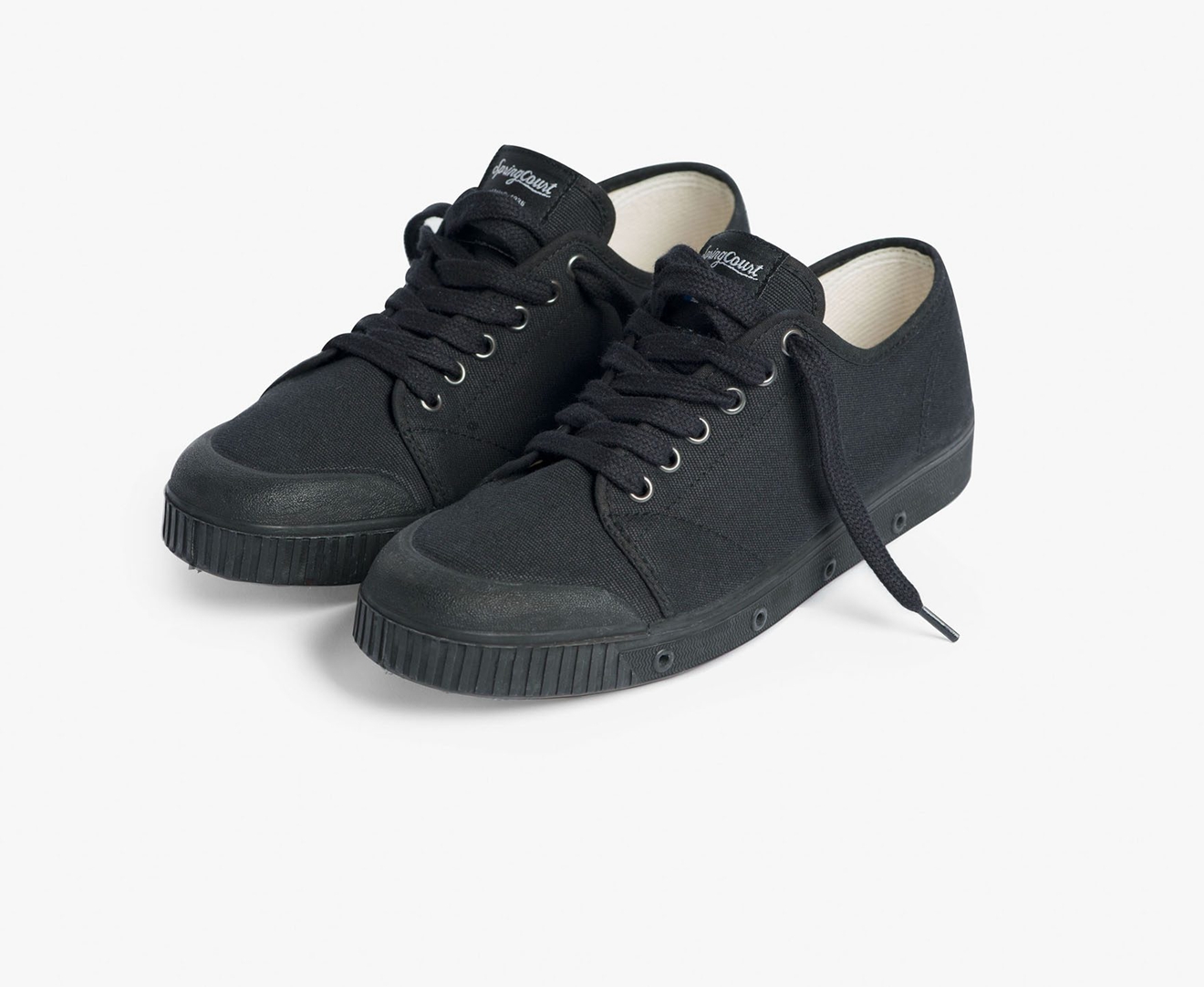 Spring Court G2 CANVAS Men's Trainers Black | South Africa-64PKEIMLF